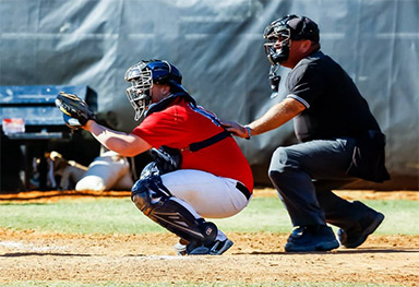 jeff behind the plate